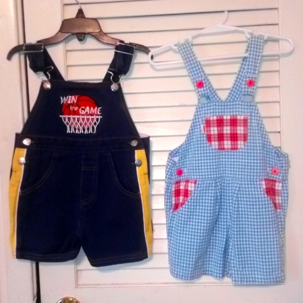 2: SIZE 3T BOYS BIB ROMPER SHORTS